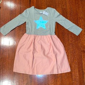 NWT Gap Kids Flippy heart dress